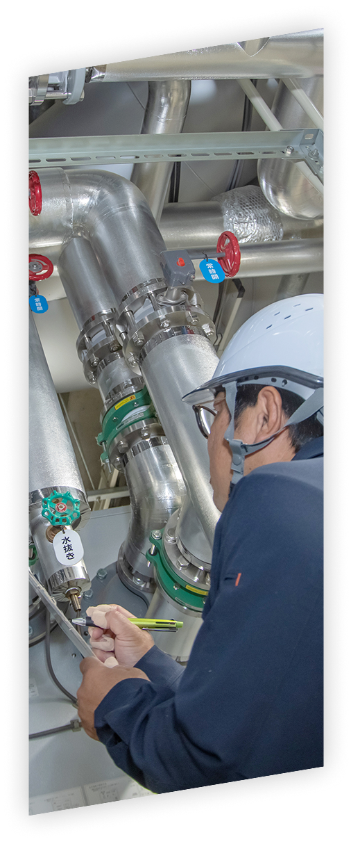 清掃作業の様子