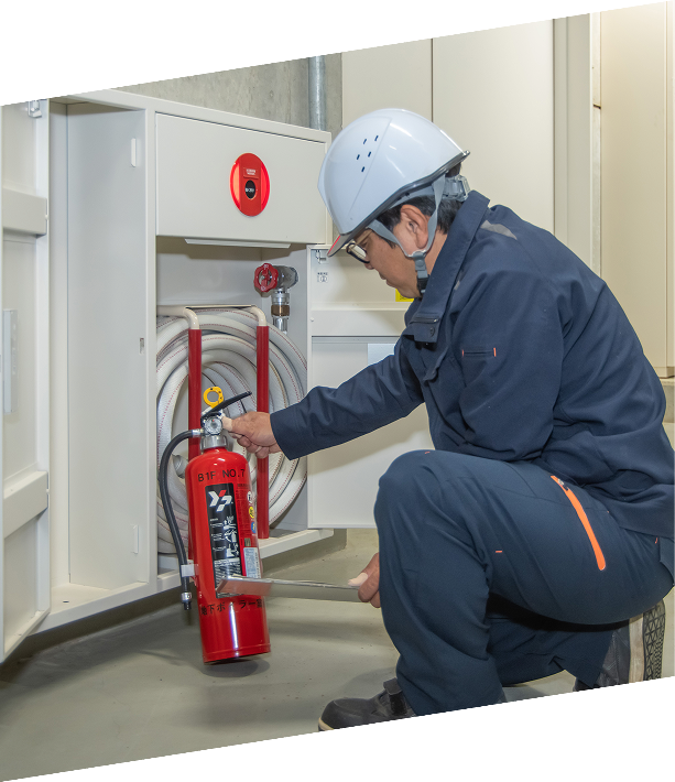 施設管理の様子